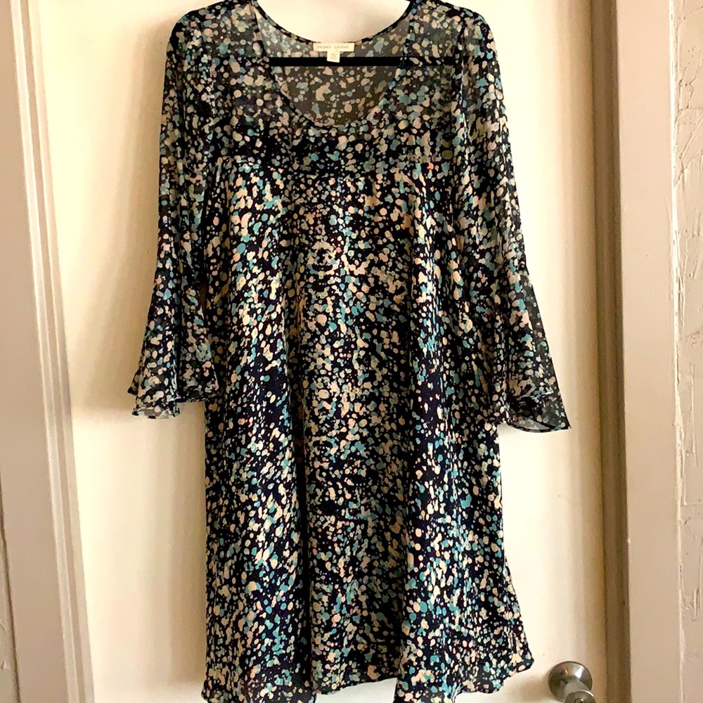 Paper crown (anthropologie) dress